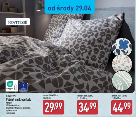 Pościel z mikroperkalu komplet promocja w Aldi