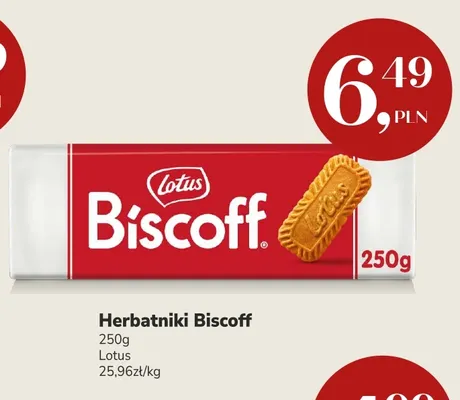 Herbatniki Biscoff Lotus promocja w Market Point
