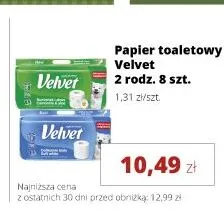 Papier toaletowy Velvet Rumianek promocja w Torimpex Toruńska Sieć Sklepów Spożywczych