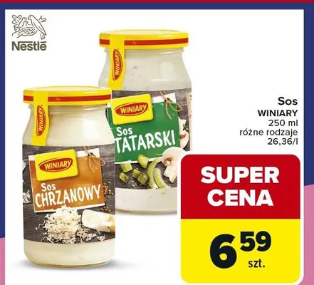 Sos różne rodzaje promocja w Carrefour