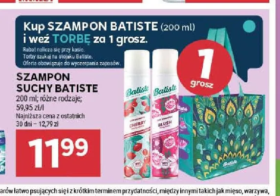 Szampon suchy Batiste promocja w Stokrotka