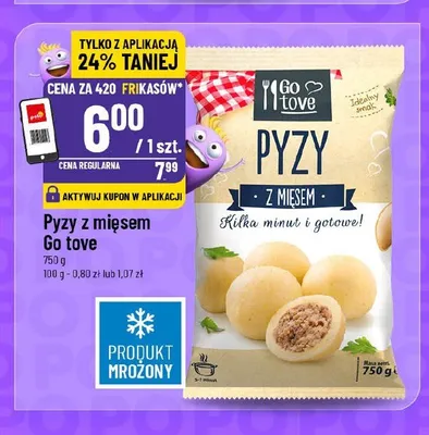 Pyzy z mięsem Go tove promocja w POLOmarket