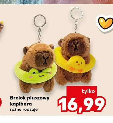 Brelok pluszowy kapibara promocja w Kaufland