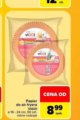 Papier do air fryera ViGO! ø 16 cm promocja w Carrefour