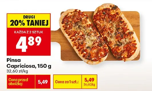 Pinsa Capriciosa promocja w Biedronka
