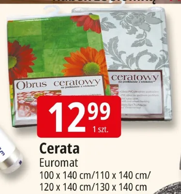 Cerata Euromat 100 x 140 cm/110 x 140 cm/120 x 140 cm/130 x 140 cm promocja w Leclerc