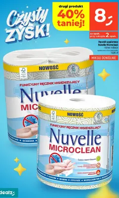 Ręcznik papierowy Nuvelle Microclean różne rodzaje promocja w Dealz