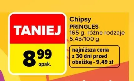 Chipsy Pringles promocja w Carrefour