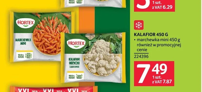 Kalafior różyczki Hortex promocja w Selgros