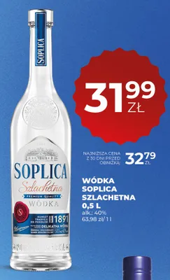 Wódka Soplica Szlachetna 40% promocja w Duży Ben