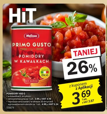 Pomidory w kawałkach Primo Gusto promocja w Selgros