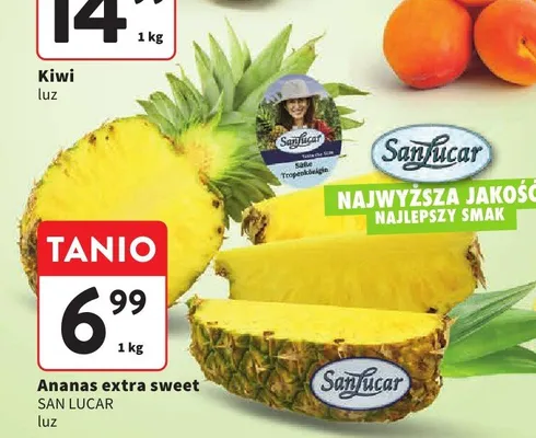 Ananas extra sweet San Lucar promocja w Intermarche