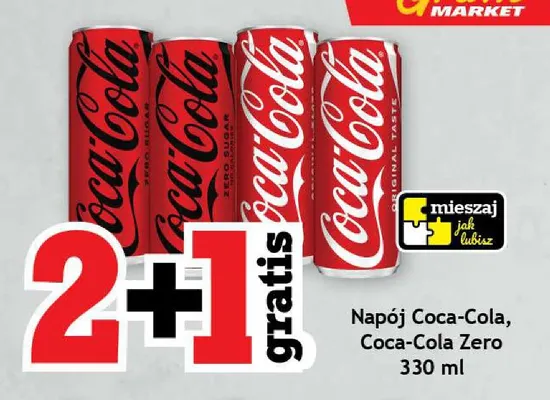 Napój gazowany Coca-Cola Zero promocja w Gram Market
