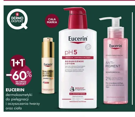 Dermokosmetyki do pielęgnacji i oczyszczania twarzy oraz ciała Eucerin promocja w Super-Pharm