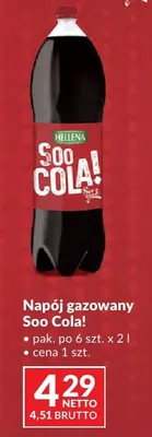 Napój gazowany Soo Cola! 2l promocja w Makro