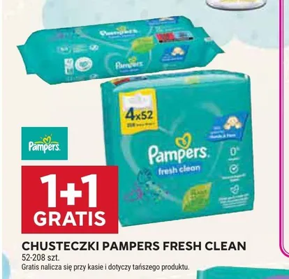 Chusteczki Pampers Fresh Clean promocja w Stokrotka