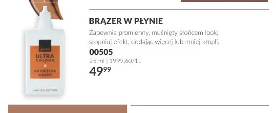 Brązer w płynie Avon promocja w AVON