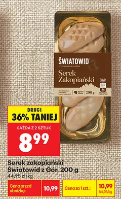 Serek zakopiański Światowid z Gór promocja w Biedronka