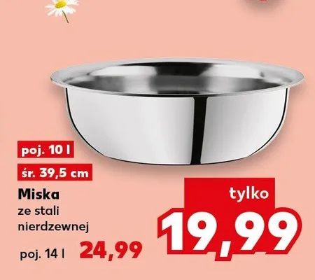 Miska ze stali nierdzewnej promocja w Kaufland