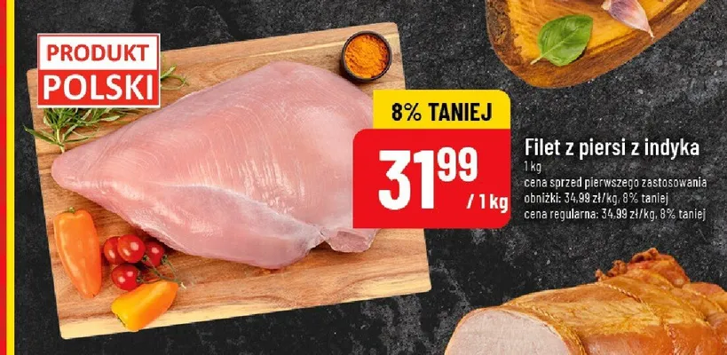 Filet z piersi z indyka promocja w POLOmarket