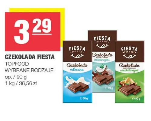 Czekolada z orzechami arachidowymi Fiesta promocja w SPAR