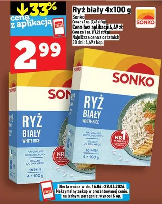 Ryż biały promocja w TOPAZ