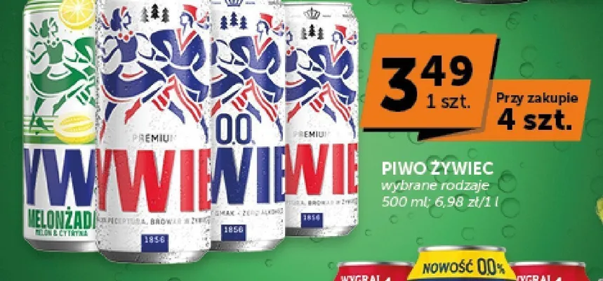 Piwo bezalkoholowe Żywiec promocja w Groszek