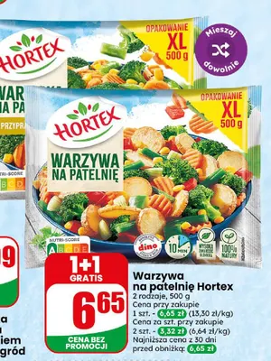 Warzywa na patelnię Hortex promocja w Dino