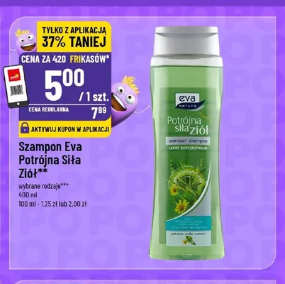 Szampon do włosów Eva Natura Potrójna Siła Ziół promocja w POLOmarket