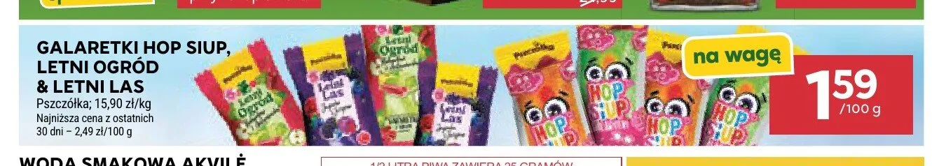 Galaretki Letni Ogród Pszczółka promocja w Stokrotka