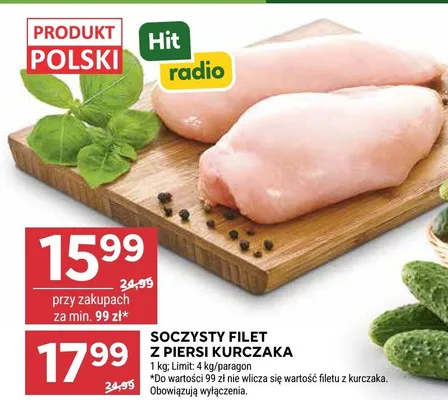 Soczysty filet z piersi kurczaka Stokrotka promocja w Stokrotka