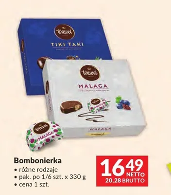 Bombonierka Malaga Wawel promocja w Makro