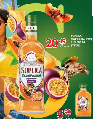 Likier Soplica Marakuja-Papaja 21% promocja w Selgros