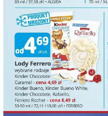 Lody Kinder Bueno White promocja w Marketvita