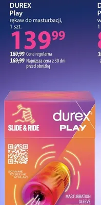 Rękaw do masturbacji Play DUREX promocja w Hebe