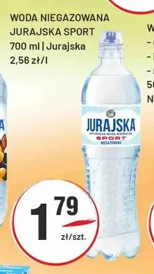 Woda niegazowana Jurajska Sport promocja w Sedal
