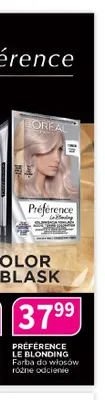 Farba do włosów L'Oréal Préférence Le Blonding promocja w Drogerie Polskie