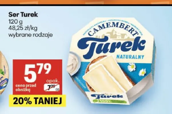 Ser Turek promocja w Delikatesy Centrum