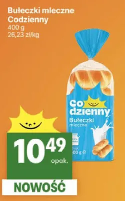 Bułeczki mleczne Codzienny promocja w Delikatesy Centrum