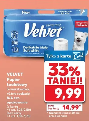 Papier toaletowy 3-warstwowy, różne rodzaje promocja w Kaufland