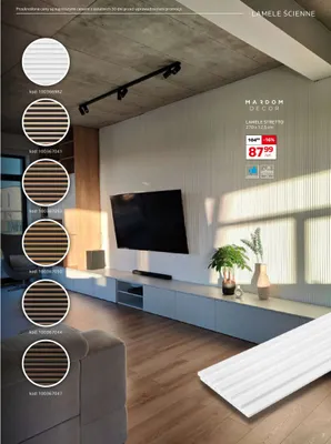 Lamele ścienne Mardom Decor Stretto promocja w Komfort