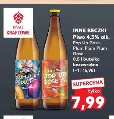 Piwo Inne Beczki Plum Plum Plum Gose promocja w Kaufland