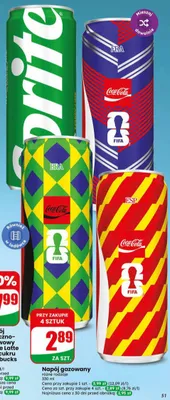 Napój gazowany Coca-Cola BRA promocja w Dino