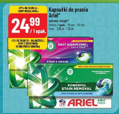 Kapsułki do prania promocja w POLOmarket