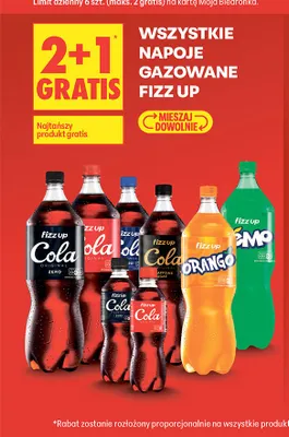 Napój gazowany Fizz Up Cola Original promocja w Biedronka