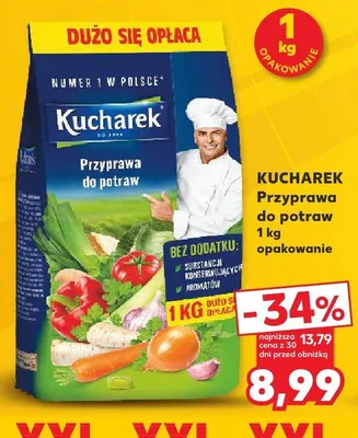Przyprawa do potraw Kucharek promocja w Kaufland