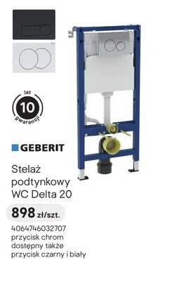 Stelaż podtynkowy WC Geberit Delta 20 promocja w Castorama