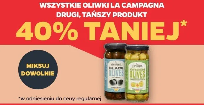 Oliwki La Campagna (różne rodzaje) promocja w Netto