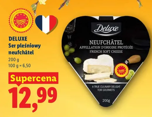 Ser pleśniowy neufchâtel 200 g promocja w Lidl