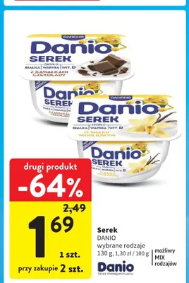 Serek Danio promocja w Intermarche